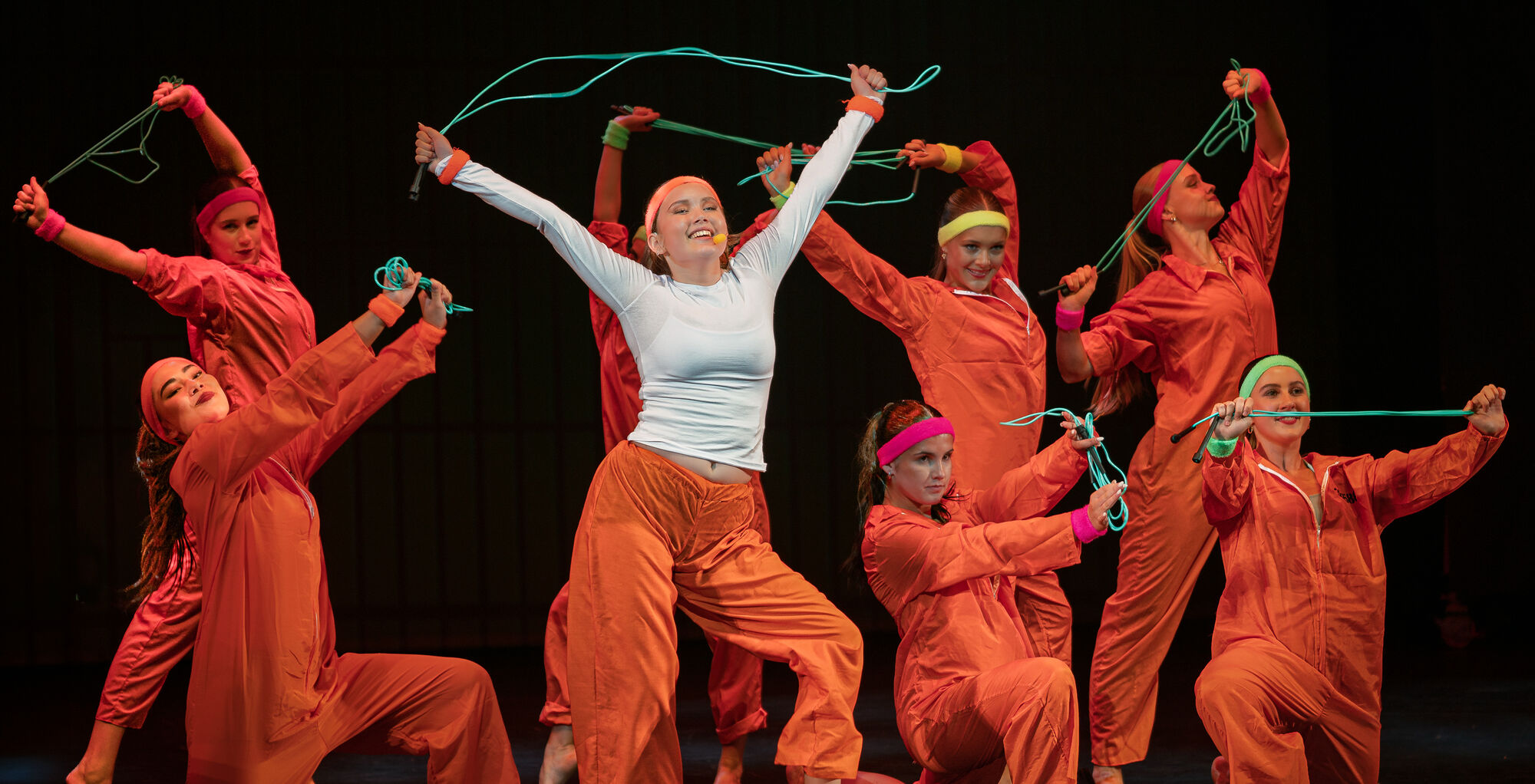 Legally Blonde, lit stage moment